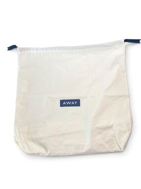 Away Cotton Drawstring Dust Bag for Backpack, Weekender or Travel Bag 20”x 21.5”